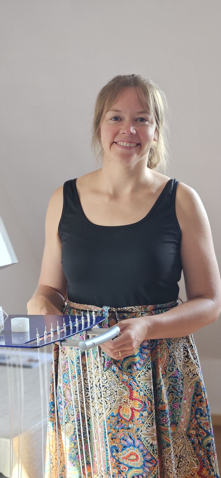 Annelien Deklerck in haar praktijk in Moere